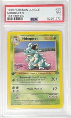 V1845: 1999: Nidoqueen: 23/64: 1ST Edition: Jungle: PSA: 7: NM: 102261272